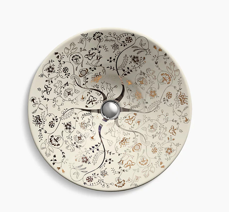 Mille Fleurs™ Conical Bell Round Vessel Bathrooms Sink