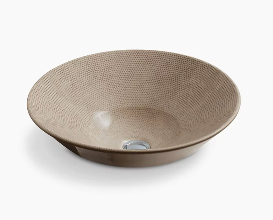 Conical Bell Round Vessel Bathroom Sink