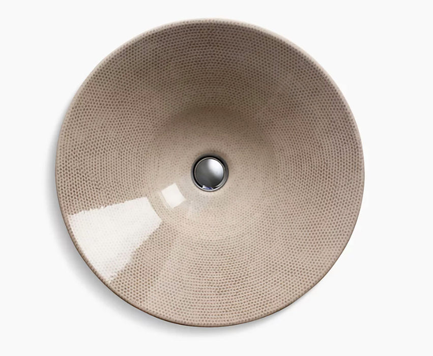 Conical Bell Round Vessel Bathroom Sink