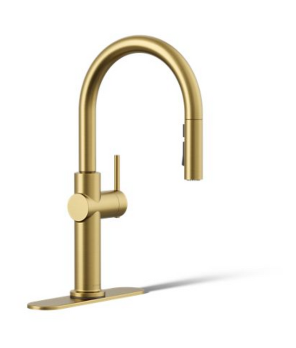 Crue® Pull-down Kitchen Sink Faucet with Three-function Sprayhead