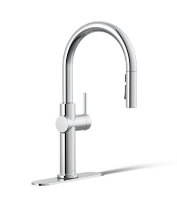 Crue® Pull-down Kitchen Sink Faucet with Three-function Sprayhead