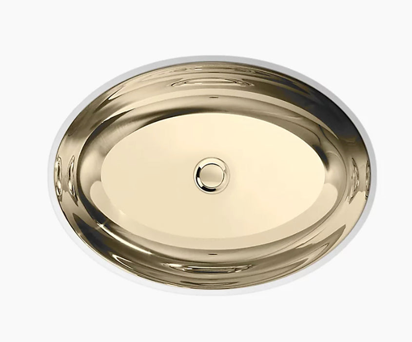 Rhythm Oval Undermount Bathroom Sink