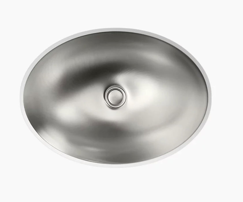 Rhythm Oval Undermount Bathroom Sink