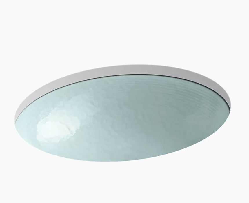 Whist Glass Undermount Bathroom Sink