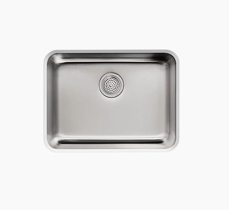Undertone 23 in Square Single Bowl Kitchen Sink