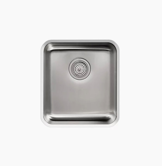 Undertone 15-3/4 in Undermount Single Bowl Bar Sink