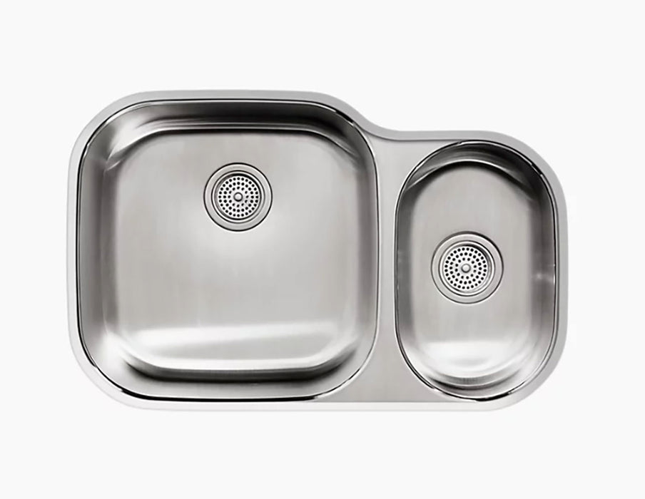 Undertone 30-3/4 in Undermount Double Bowl Undermount Sink