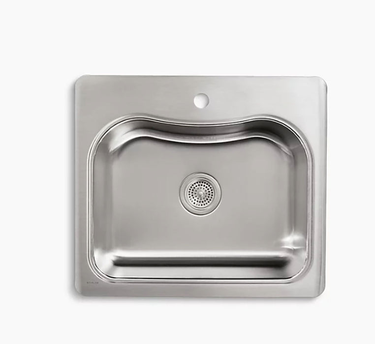 Staccato 25 in Top Mount Single Bowl Kitchen Sink