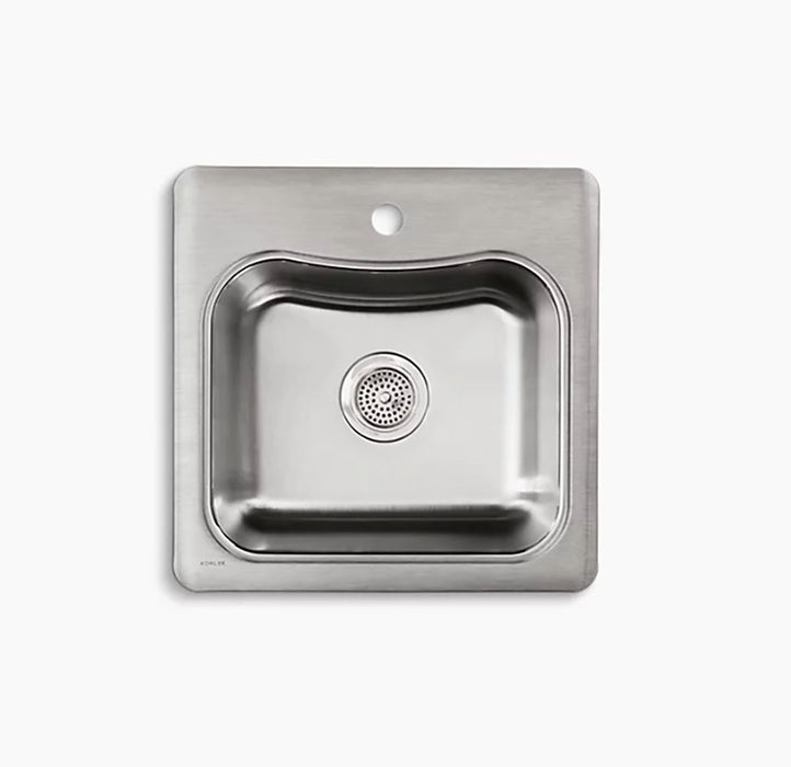 Staccato 20 in Single Bowl Bar Sink