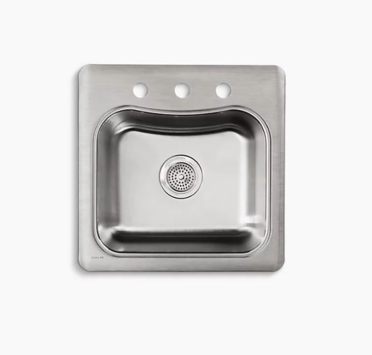 Staccato 20 in Single Bowl Bar Sink