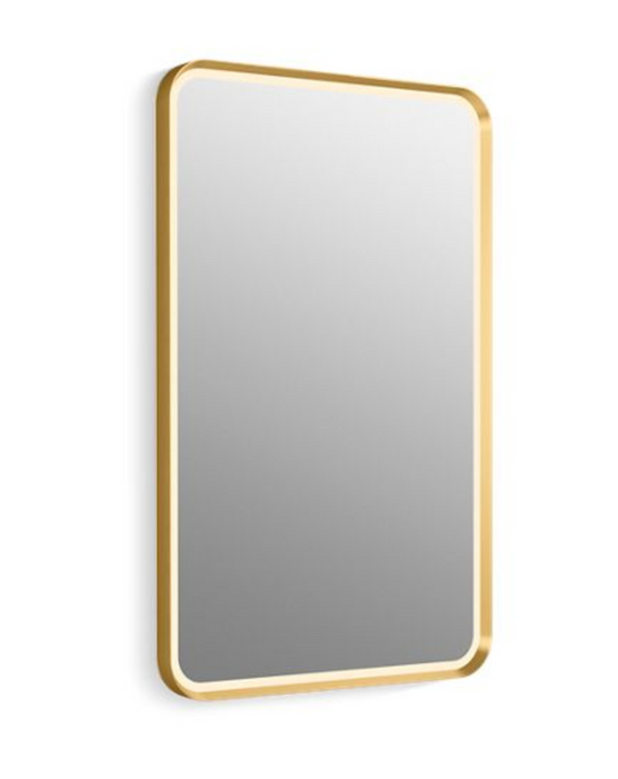 Essential Ultrabright 22 in x 34 in Rectangular Lighted Framed Mirror