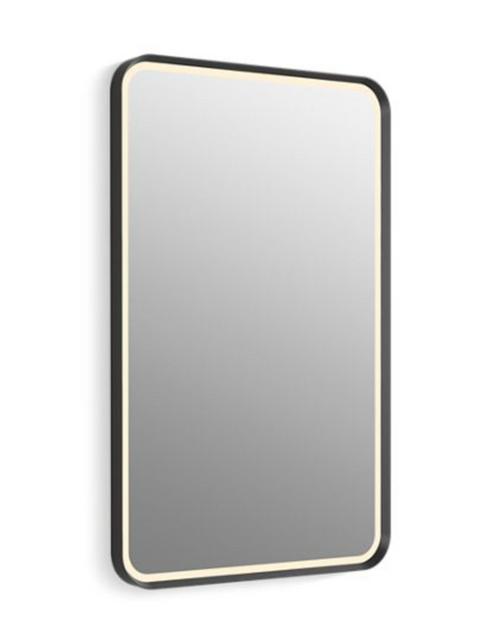Essential Ultrabright 22 in x 34 in Rectangular Lighted Framed Mirror