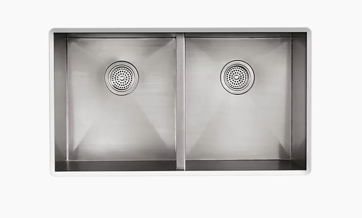 Vault 33 in Double Bowl Kitchen Sink