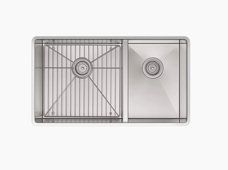 Vault 33 in Double Bowl Kitchen Sink