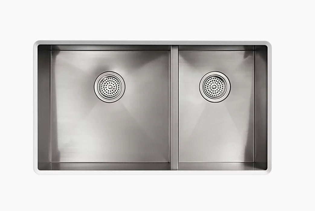 Vault 33 in Double Bowl Kitchen Sink