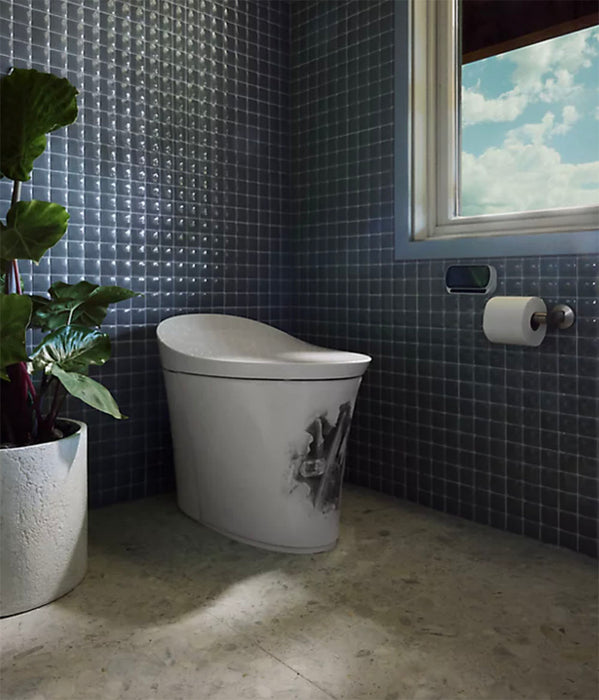 Landshapes™ by Daniel Arsham One-piece Elongated Smart Toilet, Dual-Flush