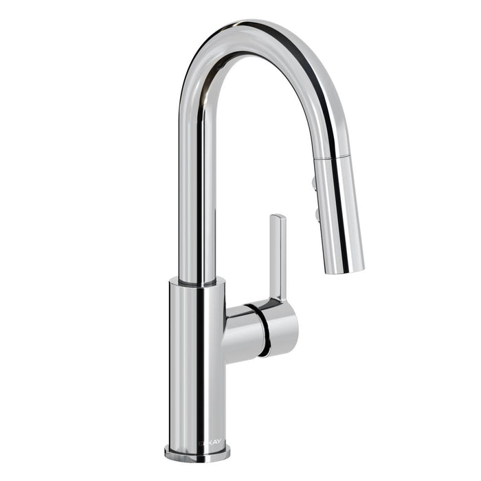 Avado Single Hole Bar Faucet with Pull-down Spray and Lever Handle