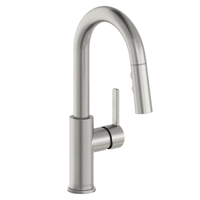 Avado Single Hole Bar Faucet with Pull-down Spray and Lever Handle