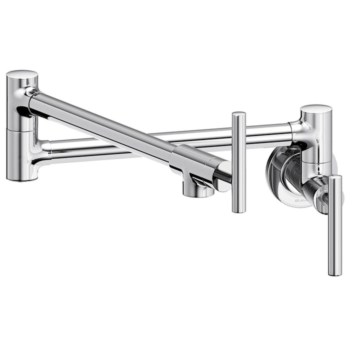 Avado Wall Mount Single Hole Pot Filler Kitchen Faucet with Lever Handles