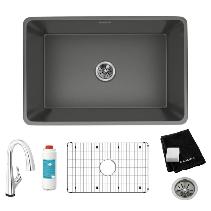 Fireclay Single Bowl Farmhouse Sink