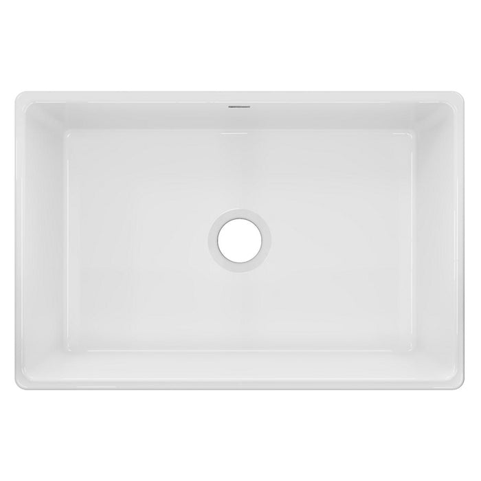 Fireclay Single Bowl Farmhouse Sink