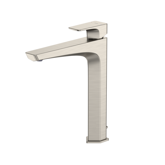 TOTO GE 1.2 GPM Single Handle Vessel Bathroom Sink Faucet with COMFORT GLIDE Technology, Brushed Nickel