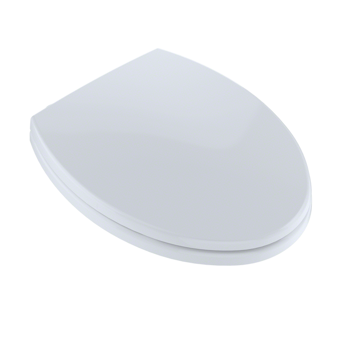 TOTO SoftClose Slow Close Elongated Toilet Seat and Lid, Cotton White - SS114#01