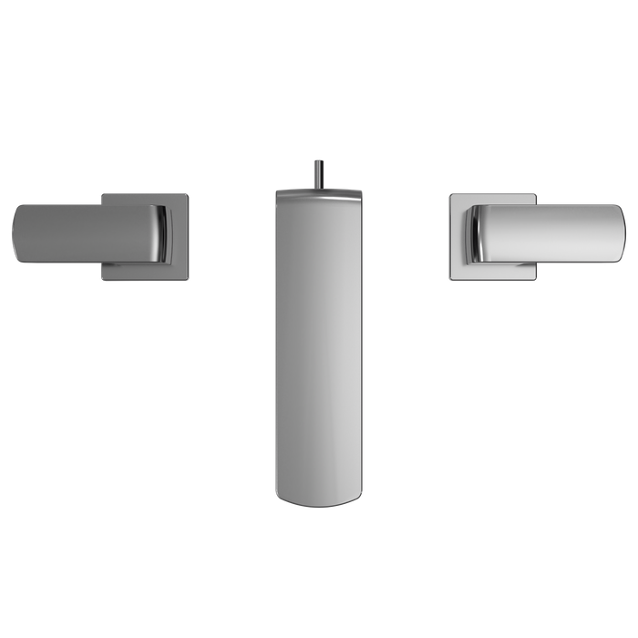 TOTO GR Series 1.2 GPM Two Handle Widespread Bathroom Sink Faucet with Drain Assembly, Polished Chrome