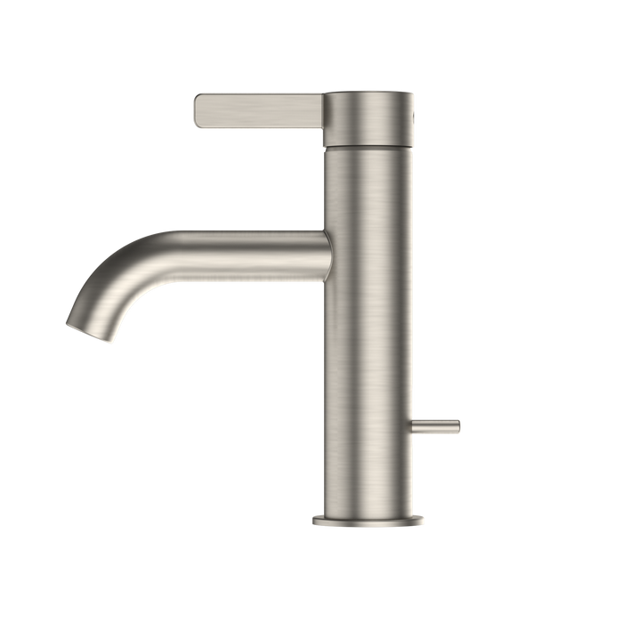 TOTO GF Series 1.2 GPM Single Handle Bathroom Sink Faucet with COMFORT GLIDE Technology and Drain Assembly, Brushed Nickel - TLG11301U#BN