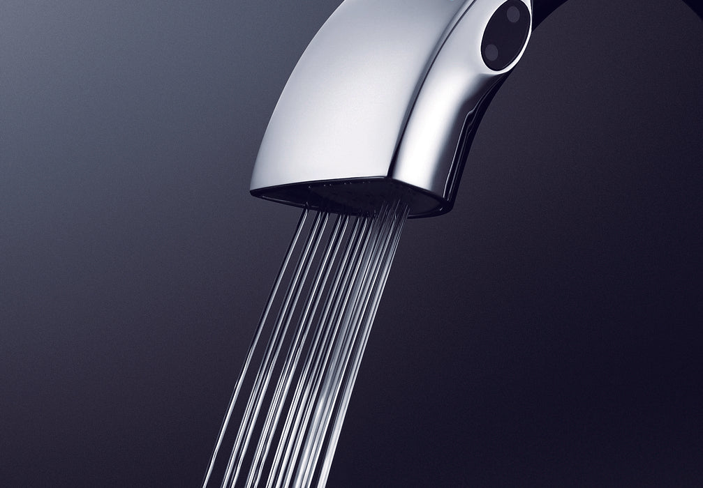 TOTO ZN 1.1 GPM Electronic Touchless Bathroom Faucet with SOFT FLOW and SAFETY THERMO Technology, Brushed Nickel - TLP01701U#BN
