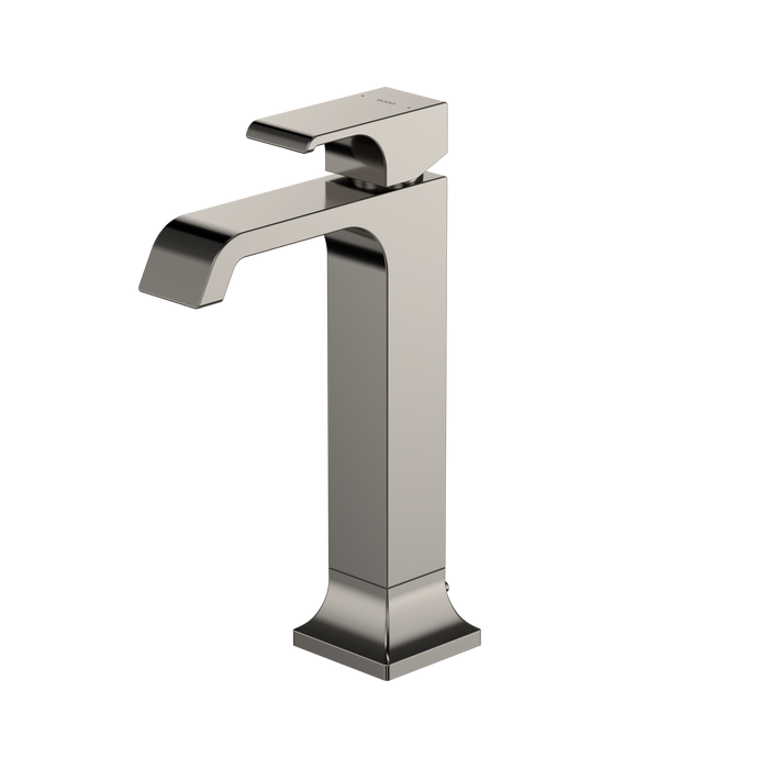 TOTO GC 1.2 GPM Single Handle Vessel Bathroom Sink Faucet with COMFORT GLIDE Technology, Polished Nickel