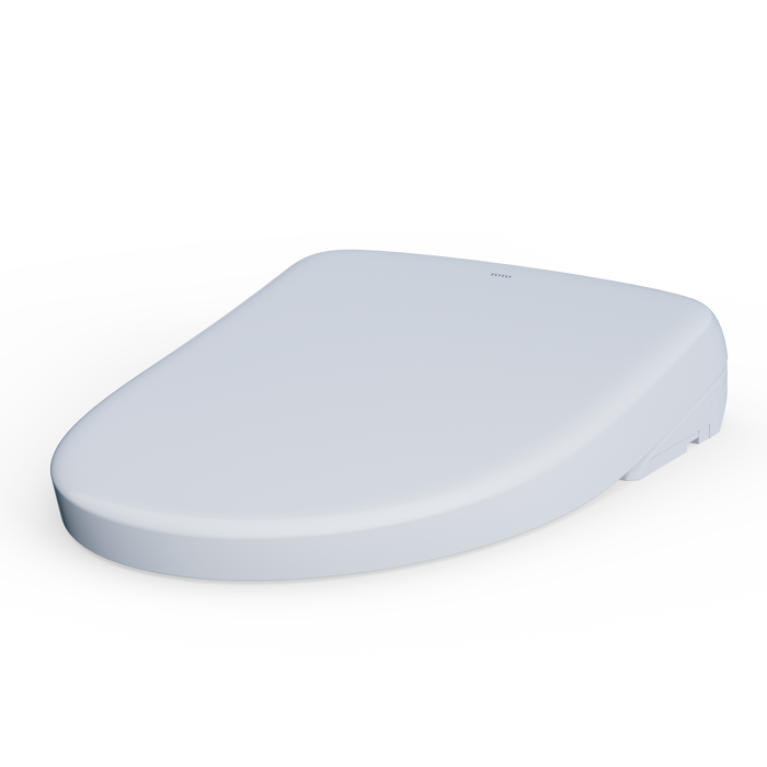 TOTO WASHLET+ S7A Electronic Bidet Toilet Seat with EWATER+ Bowl and Wand Cleaning, Auto Open and Close Contemporary Lid, Elongated, Cotton White