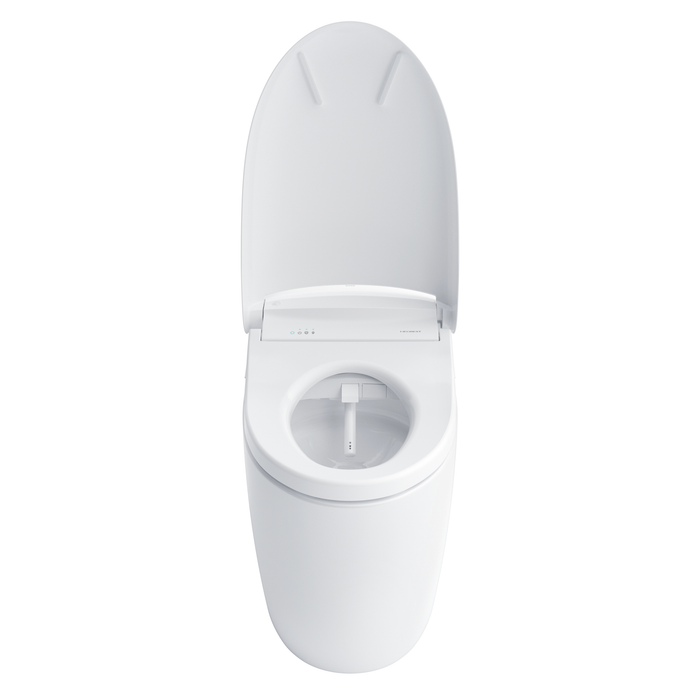 NEOREST¨ RS Dual Flush 1.0 or 0.8 GPF Toilet with Integrated Bidet Seat and EWATER+, Cotton White