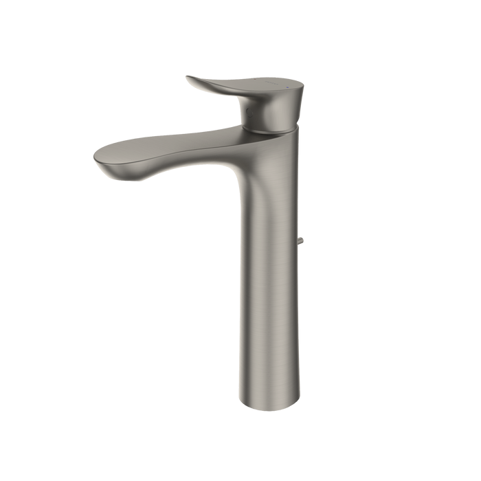 TOTO GO 1.2 GPM Single Handle Vessel Bathroom Sink Faucet with COMFORT GLIDE Technology, Brushed Nickel