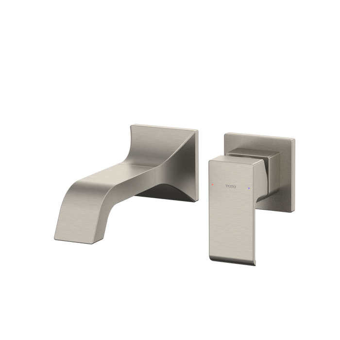 TOTO GC 1.2 GPM Wall-Mount Single-Handle Bathroom Faucet with COMFORT GLIDE Technology, Brushed Nickel