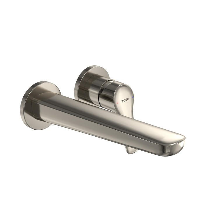 TOTO GS 1.2 GPM Wall-Mount Single-Handle Bathroom Faucet with COMFORT GLIDE Technology, Polished Nickel