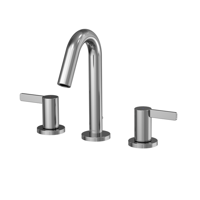 TOTO GB 1.2 GPM Wall-Mount Single-Handle Long Bathroom Faucet with COMFORT GLIDE Technology, Polished Nickel - TLG10308U#PN