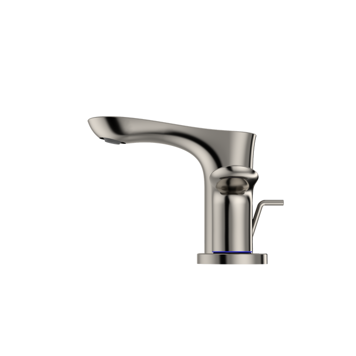 TOTO GO Series 1.2 GPM Two Handle Widespread Bathroom Sink Faucet with Drain Assembly, Polished Nickel