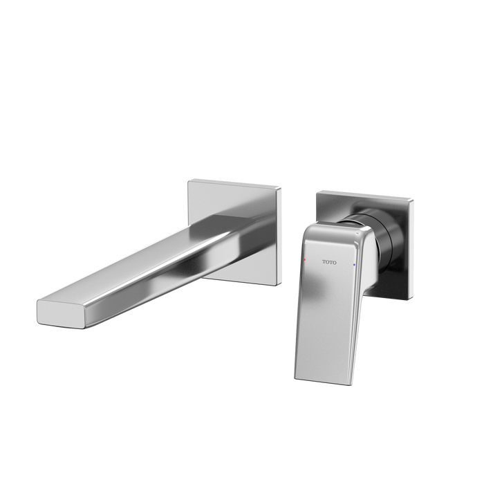 TOTO GB 1.2 GPM Wall-Mount Single-Handle Long Bathroom Faucet with COMFORT GLIDE Technology, Polished Chrome - TLG10308U#CP