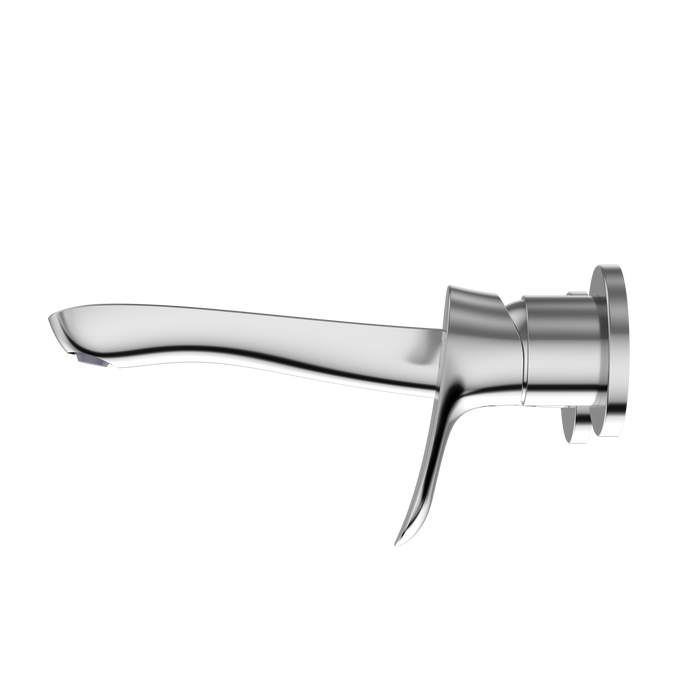 TOTO GO 1.2 GPM Wall-Mount Single-Handle L Bathroom Faucet with COMFORT GLIDE Technology, Polished Chrome
