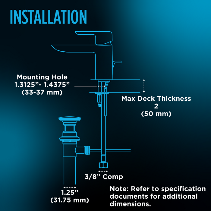 TOTO GS Series 1.2 GPM Single Handle Bathroom Faucet for Vessel Sink with COMFORT GLIDE Technology and Drain Assembly, Brushed Nickel