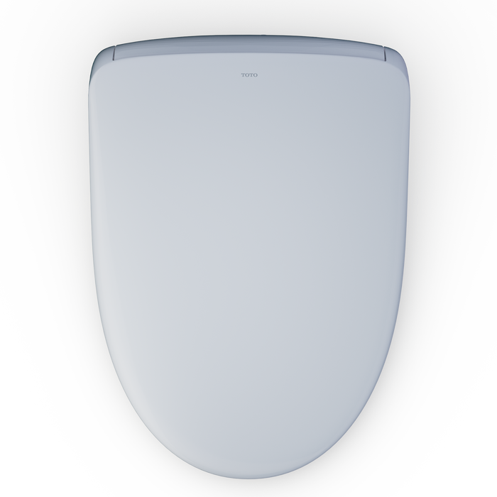 TOTO WASHLET+ S7A Electronic Bidet Toilet Seat with EWATER+ Bowl and Wand Cleaning, Auto Open and Close Contemporary Lid, Elongated, Cotton White