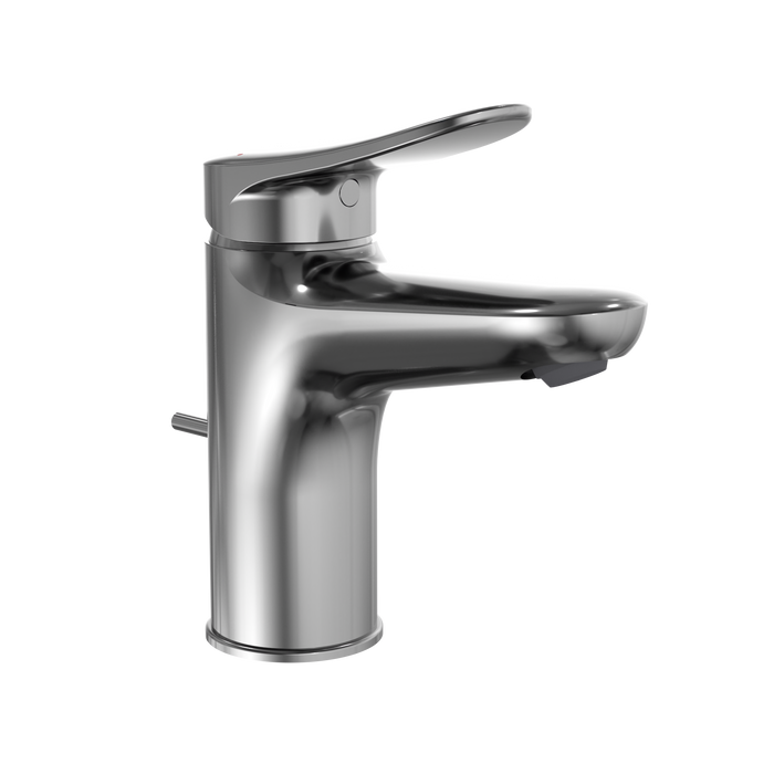TOTO LF Series 1.2 GPM Single Handle Bathroom Sink Faucet with Drain Assembly, Polished Chrome - TLS04301U#CP