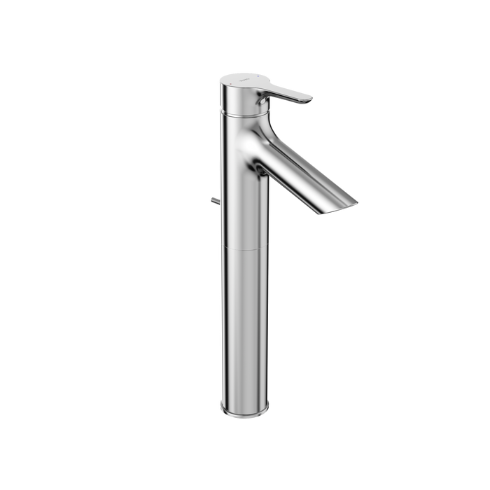 TOTO TLS01307U#CP LB Series 1.2 GPM Single Handle Bathroom Faucet for Vessel Sink with Drain Assembly, Polished Chrome