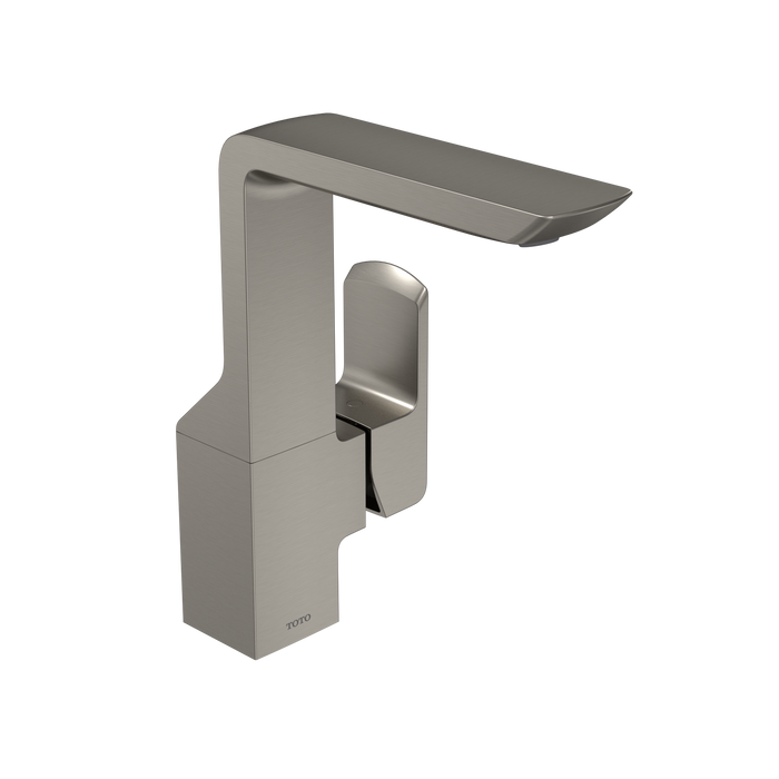 TOTO GR Series 1.2 GPM Single Side Handle Bathroom Sink Faucet with COMFORT GLIDE Technology and Drain Assembly, Brushed Nickel