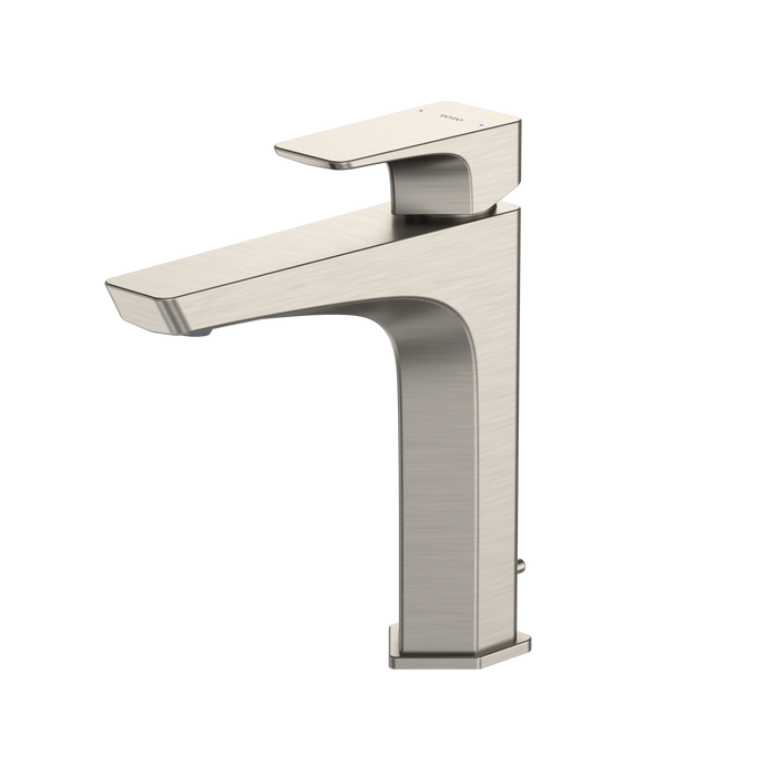 TOTO GE 1.2 GPM Single Handle Semi-Vessel Bathroom Sink Faucet with COMFORT GLIDE Technology, Brushed Nickel
