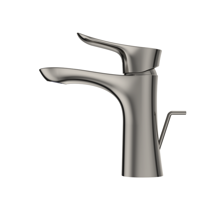 TOTO GO 1.2 GPM Single Handle Bathroom Sink Faucet with COMFORT GLIDE Technology and Drain Assembly, Polished Nickel