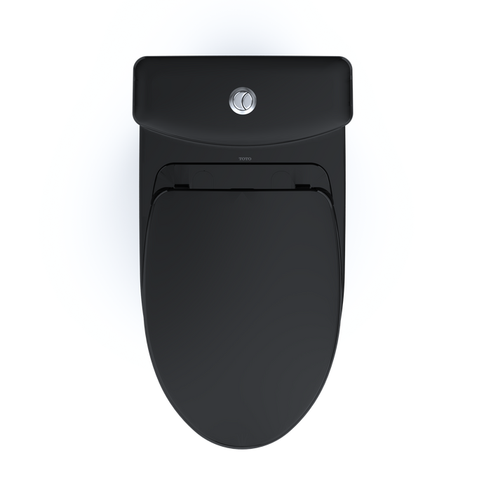 TOTO Aquia IV WASHLET+ Two-Piece Elongated Dual Flush 1.28 and 0.9 GPF Toilet, Ebony - MS446124CEMN#51