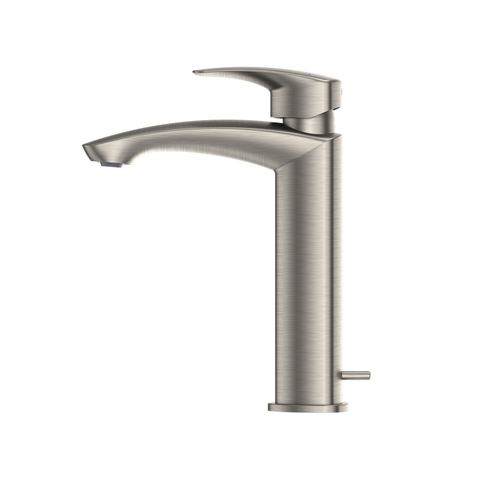 TOTO GM 1.2 GPM Single Handle Semi-Vessel Bathroom Sink Faucet with COMFORT GLIDE Technology, Brushed Nickel