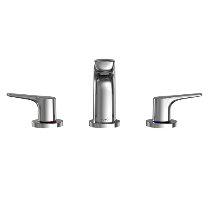 TOTO GS Series 1.2 GPM Two Handle Widespread Bathroom Sink Faucet with Drain Assembly, Polished Chrome